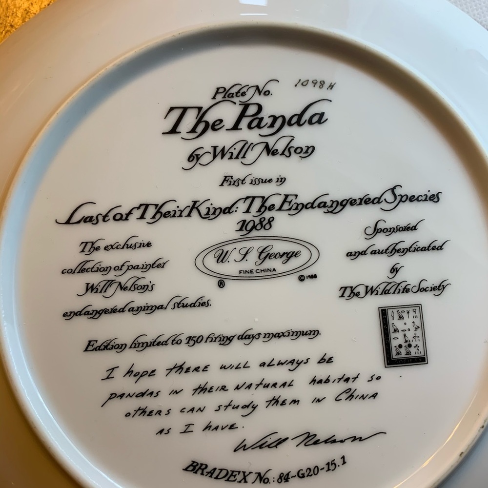 The Panda Collection Plate - Picture 6 of 9